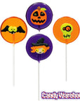 Large Halloween Hard Candy Lollipops: 12-Piece Pack