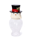 Large Snowman Candy Jar