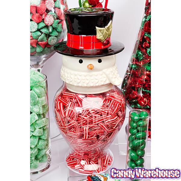 Large Snowman Candy Jar