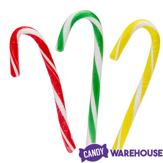 Lemonhead and Friends Assorted Candy Canes: 12-Piece Box | Candy Warehouse