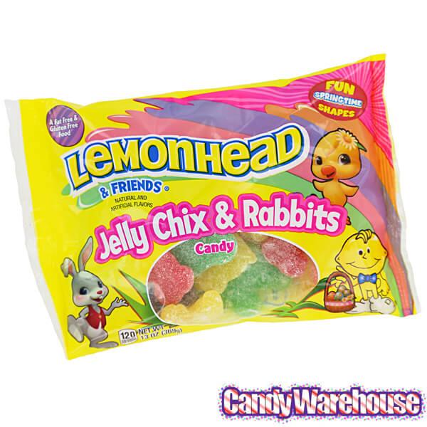 Lemonhead & Friends Jelly Chix and Rabbits: 13-Ounce Bag - Candy Warehouse