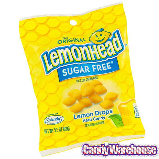 Lemonhead Sugar Free Lemon Drops Hard Candy: 2.6LB Box | Candy Warehouse