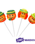 Leprechaun Character Lollipops: 12-Piece Box