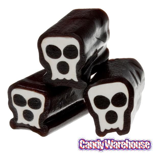 Licorice Skulls Candy: 5LB Bag - Candy Warehouse