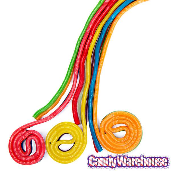 Licorice Wheels Two-Faced Rainbow Candy: 1KG Bag - Candy Warehouse