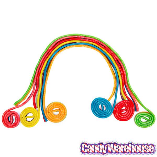 Licorice Wheels Two-Faced Rainbow Candy: 1KG Bag - Candy Warehouse