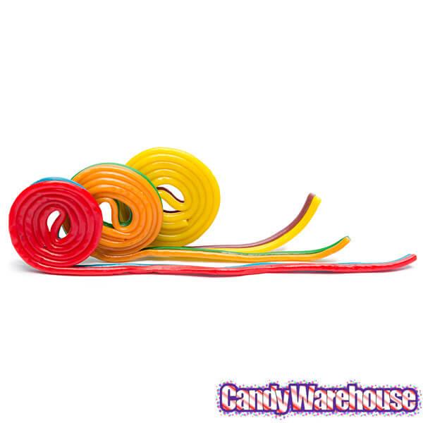 Licorice Wheels Two-Faced Rainbow Candy: 1KG Bag - Candy Warehouse