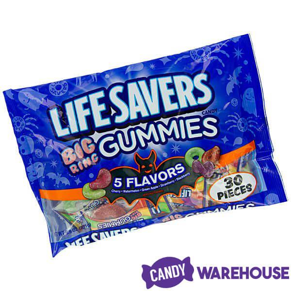 LifeSavers 5 Flavors Big Gummy Rings: 30-Piece Bag - Candy Warehouse