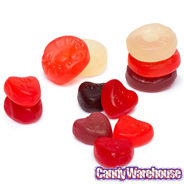 LifeSavers Gummies Candy Filled Plastic Hearts: 12-Piece Display - Candy Warehouse