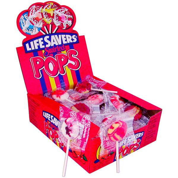 LifeSavers Swirl Pops: 50-Piece Box - Candy Warehouse