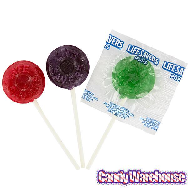 LifeSavers Valentine Hard Candy Lollipops 'n Stickers: 28-Piece Box - Candy Warehouse