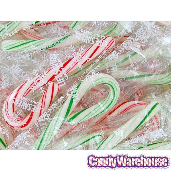 LifeSavers Wint-O-Green and Pep-O-Mint Mini Candy Canes: 40-Piece Box - Candy Warehouse