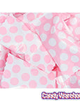 Light Pink Polka Dots Wrapped Butter Mint Creams: 300-Piece Case