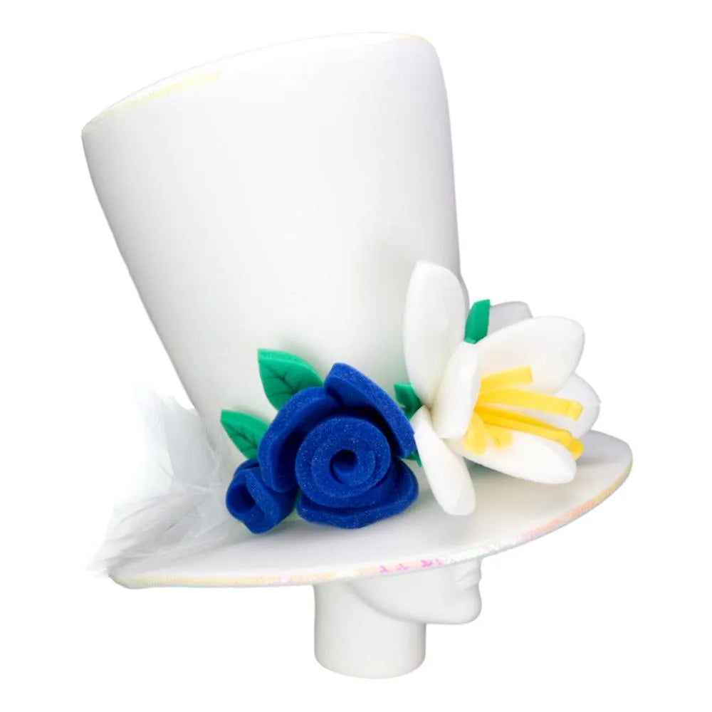 Lilies and Roses Bride Hat