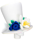 Lilies and Roses Bride Hat