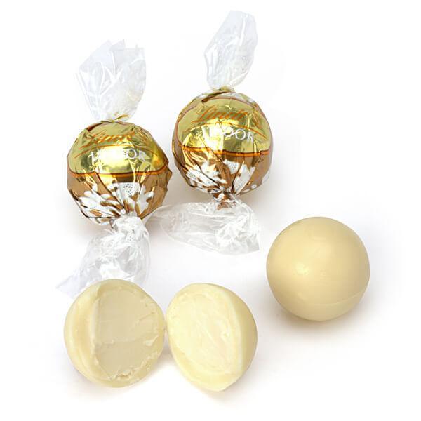 Lindt Chocolate Lindor Truffles - White Chocolate: 120-Piece Box - Candy Warehouse