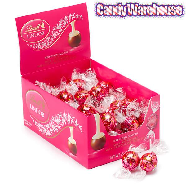 Lindt Lindor Valentine Chocolate Truffles: 60-Piece Box - Candy Warehouse