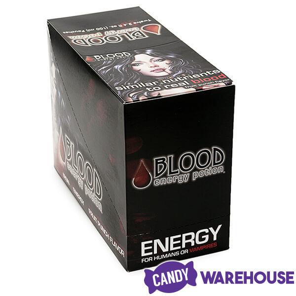 Liquid Candy Blood Energy Potion Bags: 12-Piece Box - Candy Warehouse