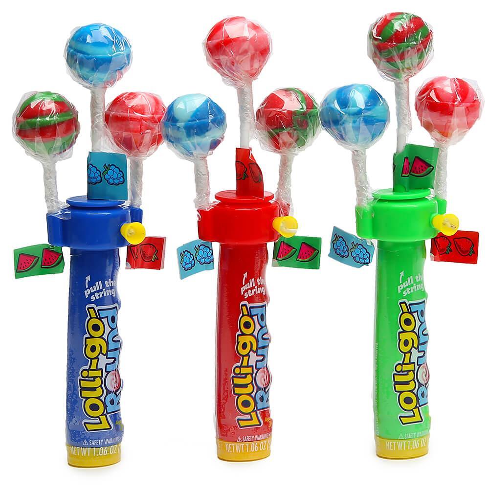 Lolli-go-Round Spinning Candy Lollipops: 12-Piece Display - Candy Warehouse