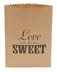 Love is Sweet Paper Candy Bags: 50-Piece Pack