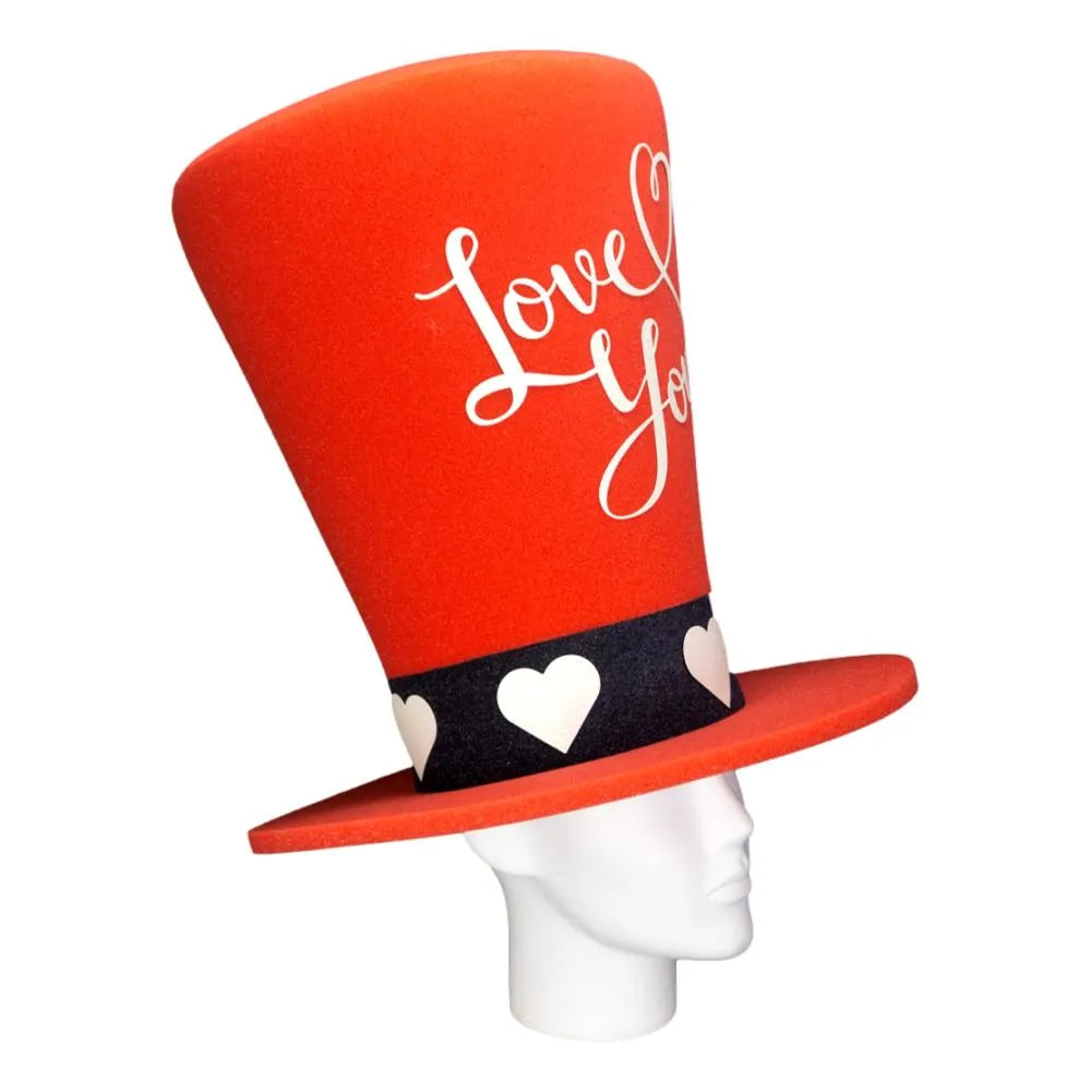 Valentine's Day Wide Top Hat