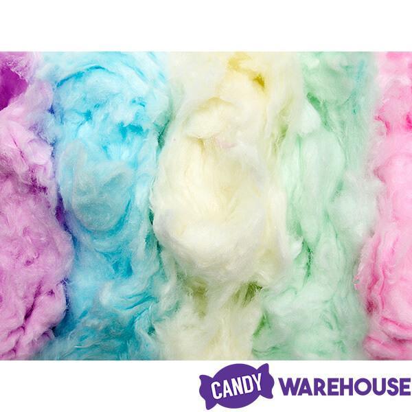 Lupy Lups Cotton Candy Mini 0.5-Ounce Packs - Assorted: 10-Piece Bag - Candy Warehouse