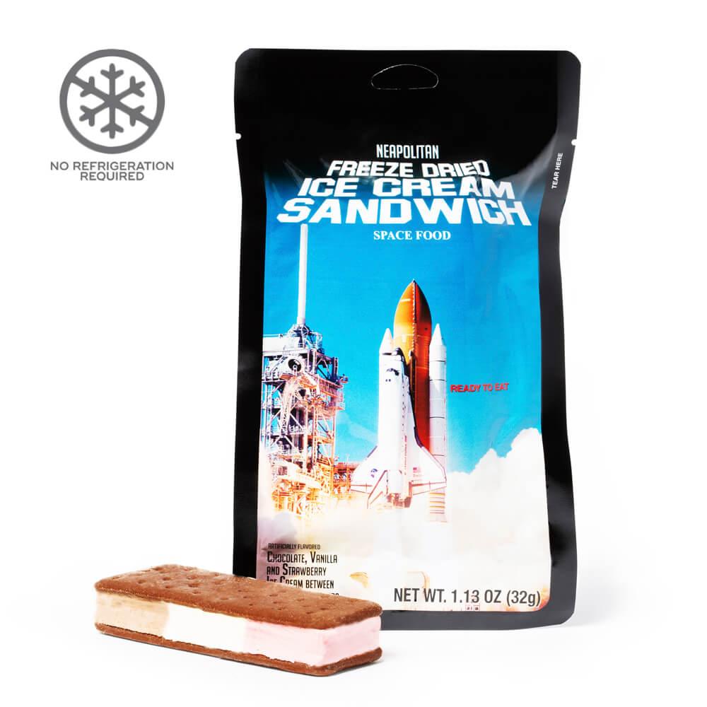 Luvy Duvy Neapolitan Freeze Dried Ice Cream Sandwich - Candy Warehouse