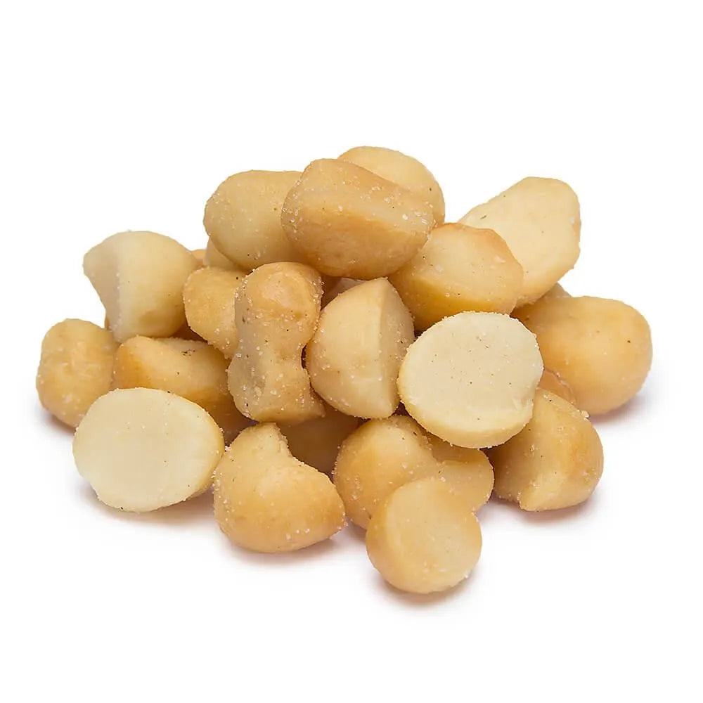 Macadamias - Roasted and Salted: 1LB Bag