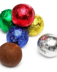 Madelaine Christmas Foiled Crisp Chocolate Balls: 5LB Bag