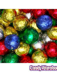 Madelaine Christmas Foiled Crisp Chocolate Balls: 5LB Bag