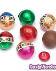 Madelaine Christmas Foiled Milk Chocolate Balls: 5LB Bag - Candy Warehouse