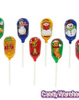 Madelaine Christmas Foiled Milk Chocolate Lollipops: 36-Piece Display