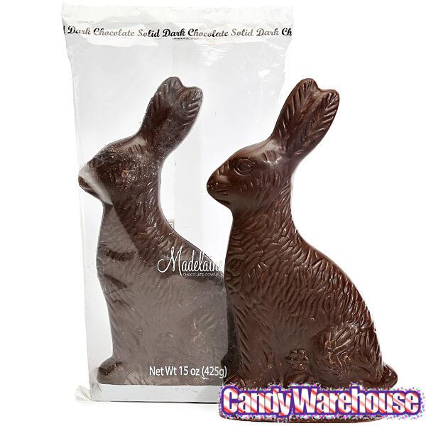 Madelaine Dark Chocolate 15-Ounce Easter Bunny - Candy Warehouse