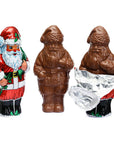 Madelaine Foiled 8-Ounce Milk Chocolate Santas: 3-Piece Set