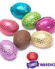 Madelaine Foiled Crisp Chocolate Easter Eggs Candy: 5LB Bag