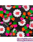 Madelaine Foiled Dark Chocolate Mint Poker Chips - $100 Black: 5LB Bag - Candy Warehouse