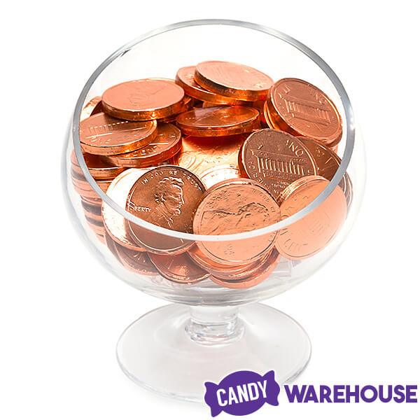 Madelaine Foiled Giant Milk Chocolate Copper Pennies: 5LB Bag - Candy Warehouse