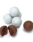 Madelaine Foiled Milk Chocolate 1.5-Inch Sports Balls Candy - Golf Balls: 36-Piece Tub