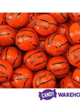 Madelaine Foiled Milk Chocolate Basketballs: 5LB Bag