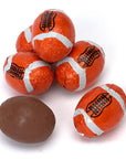 Madelaine Foiled Milk Chocolate Footballs: 5LB Bag