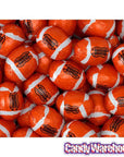 Madelaine Foiled Milk Chocolate Footballs: 5LB Bag