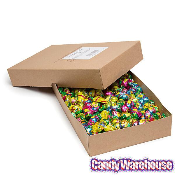 Madelaine Foiled Milk Chocolate Mini Easter Chicks: 5LB Box - Candy Warehouse