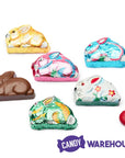 Madelaine Foiled Milk Chocolate Mini Sitting Bunnies: 5LB Box