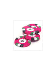 Madelaine Foiled Milk Chocolate Poker Chips - $5 Pink: 5LB Bag - Candy Warehouse