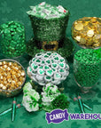 Madelaine Foiled Milk Chocolate Shamrock Clovers: 5LB Bag