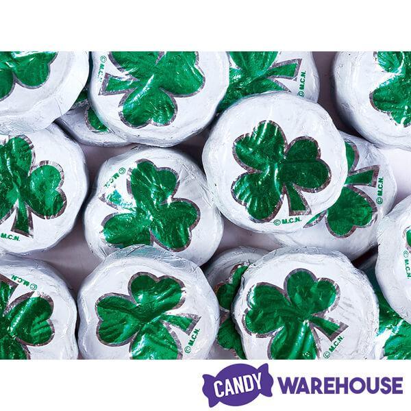 Madelaine Foiled Milk Chocolate Shamrock Clovers: 5LB Bag – Candy Warehouse