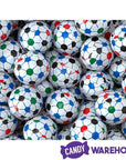 Madelaine Foiled Milk Chocolate Soccer Balls: 5LB Bag