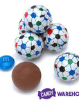 Madelaine Foiled Milk Chocolate Soccer Balls: 5LB Bag