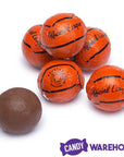 Madelaine Foiled Milk Chocolate Sports Balls 2-Ounce Mesh Bags - Basketball: 24-Piece Tub - Candy Warehouse