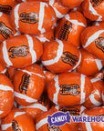 Madelaine Foiled Milk Chocolate Sports Balls 2-Ounce Mesh Bags - Football: 24-Piece Tub - Candy Warehouse